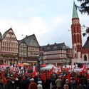 Kurswechsel Demo Kundgebung Römer Römerberg Frankfurt IG Metall Gewerkschaft