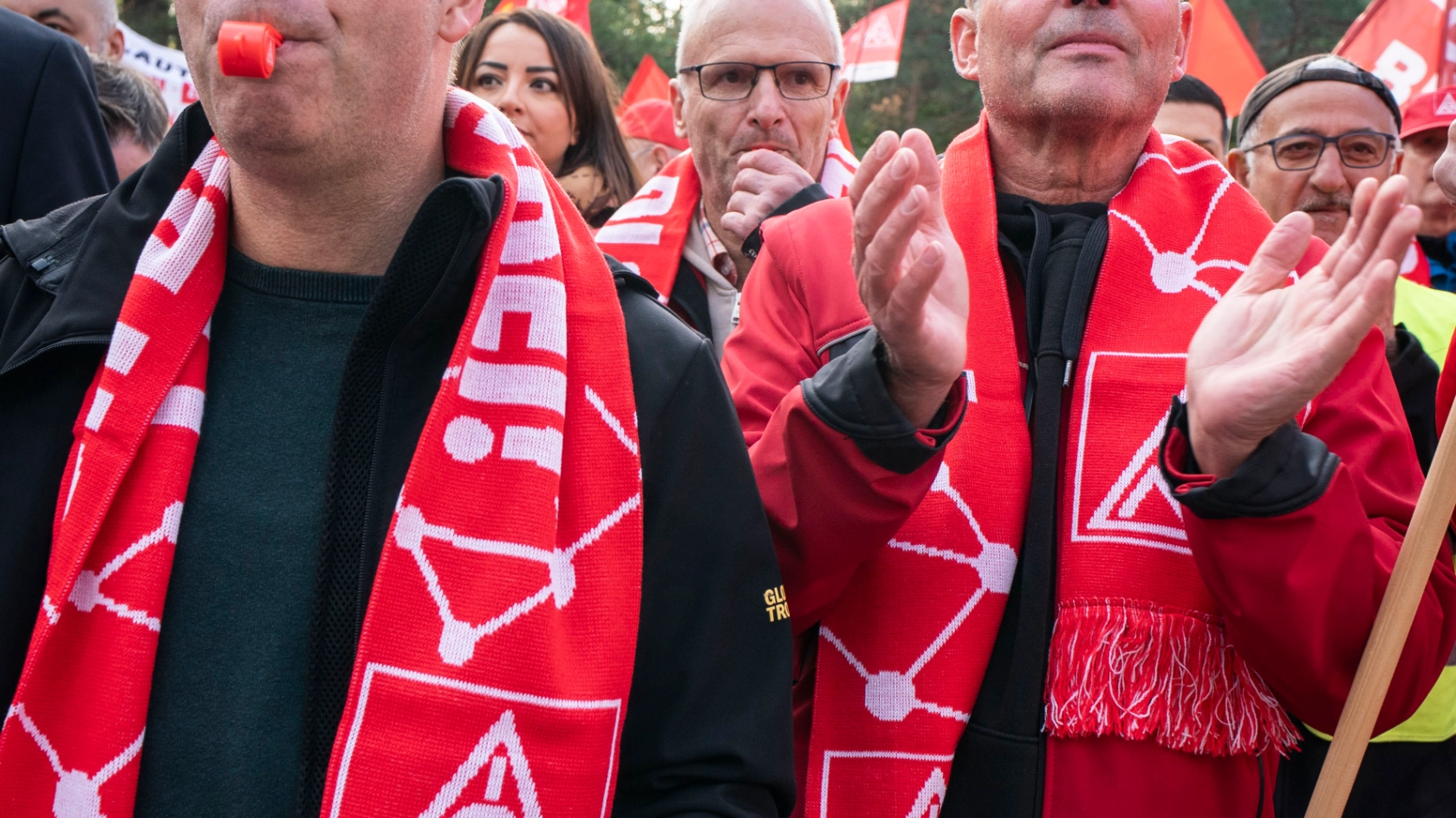 Tarifauftakt Metall-und Elektroindustrie in Frankfurt