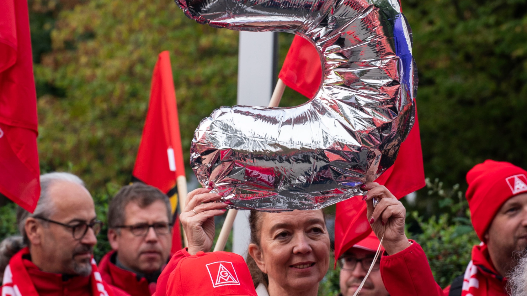 Tarifauftakt Metall-und Elektroindustrie in Frankfurt