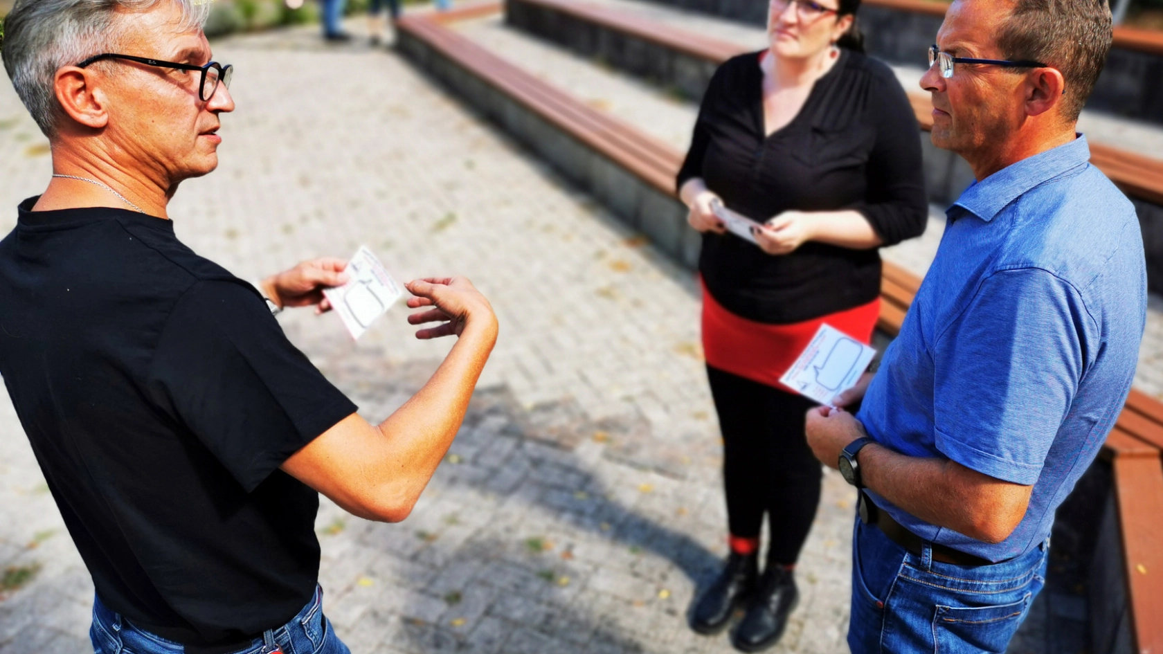 Aktiv mit Druckluft