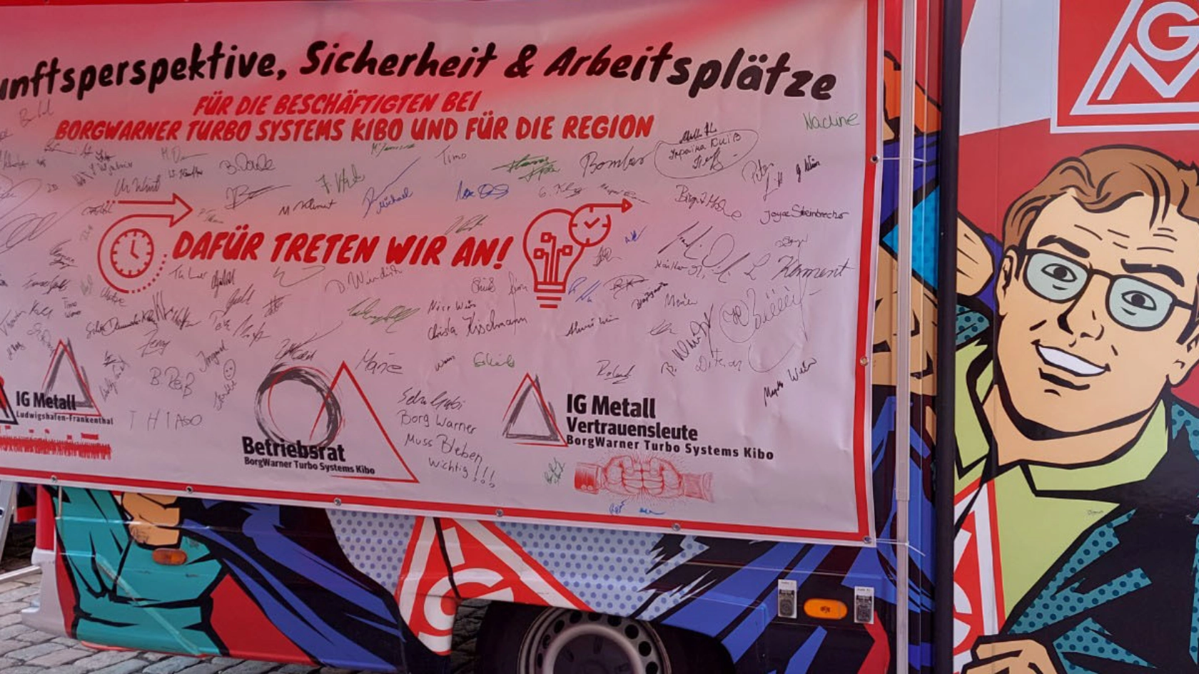 IG Metall Roadshow in Kibo
