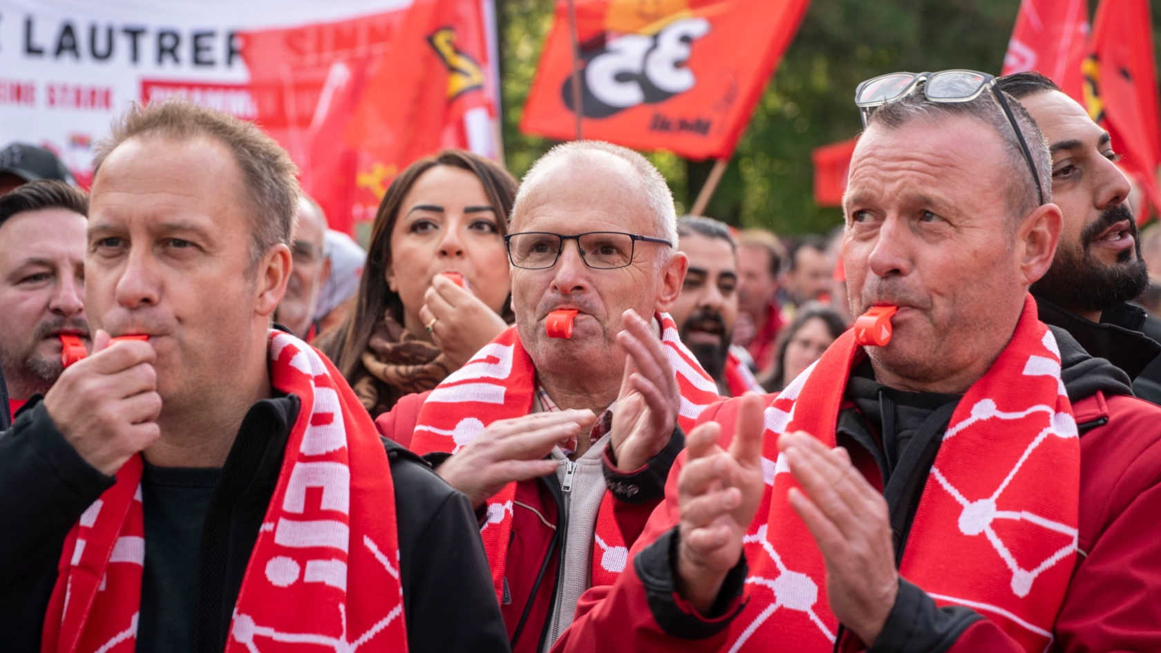 Tarifauftakt Metall-und Elektroindustrie in Frankfurt