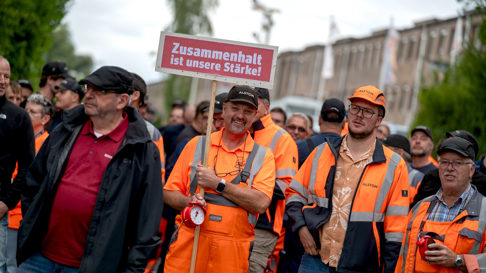 Kundgebung Alstom Kassel
