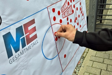 Tarifrunde Metall- und Elektro: Erfolgreiche Warnstreikwoche kommt zu ihrem Abschluss