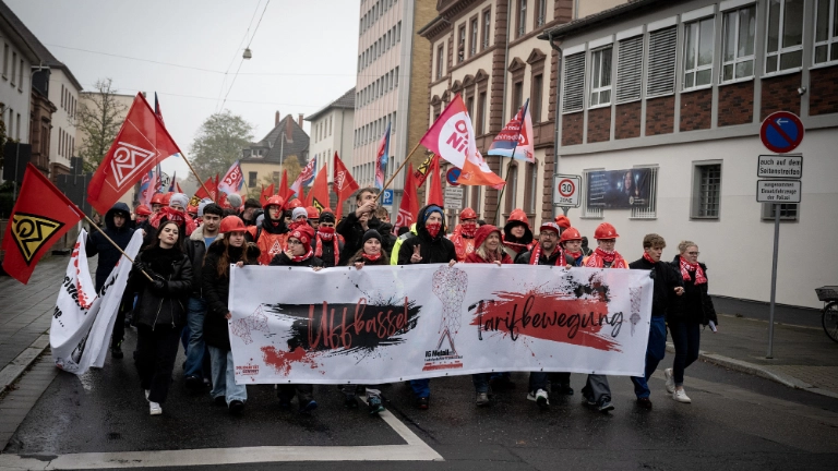 Demonstration und Kundgebung in Frankenthal