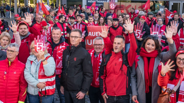 Tarifverhandlungen 2. Runde Bezirk Mitte in Hanau am 28.10.2026.