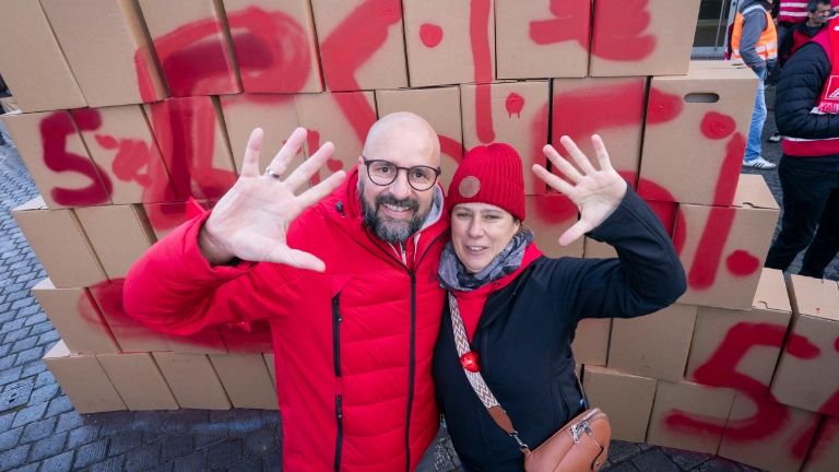 Tarifverhandlungen 2. Runde Bezirk Mitte in Hanau am 28.10.2026.