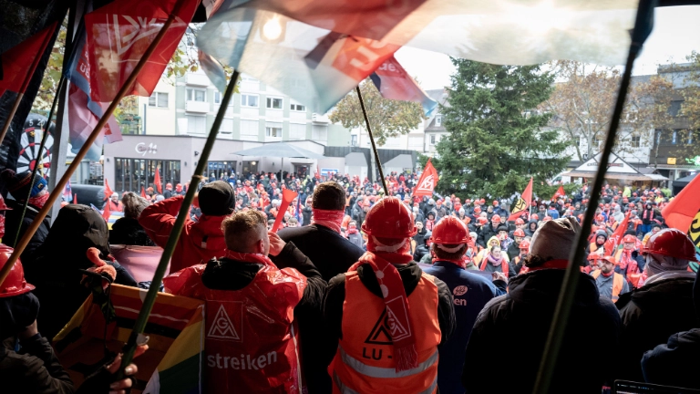 Demonstration und Kundgebung in Frankenthal