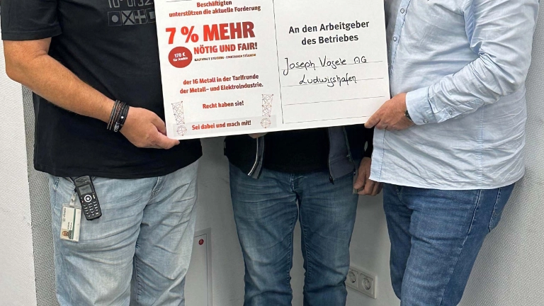 Beschäftigte in der GS LU-FT fordern von Arbeitgebern mehr Geld