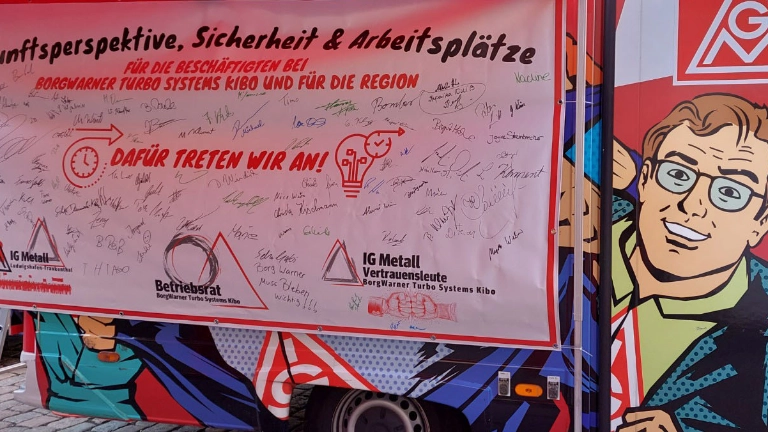 IG Metall Roadshow in Kibo