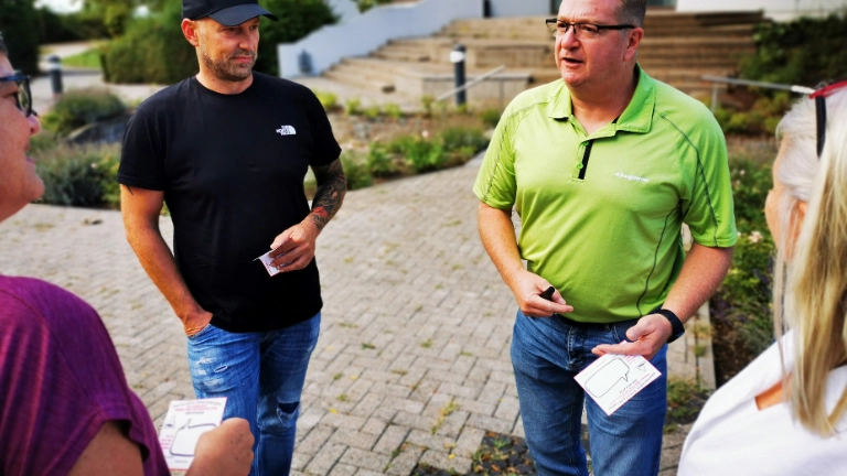 Aktiv mit Druckluft